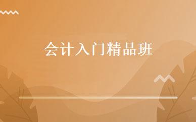 会计入门精品班 