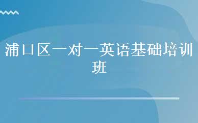 浦口区一对一英语基础培训班