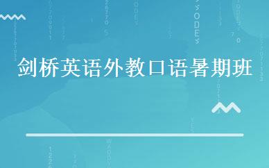 剑桥英语外教口语暑期班 