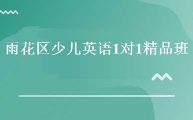 雨花区少儿英语1对1精品班