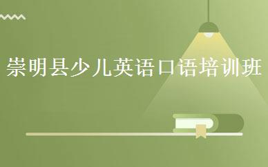崇明县少儿英语口语培训班