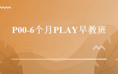 P0 0-6个月PLAY早教班 