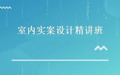 室内实案设计精讲班 