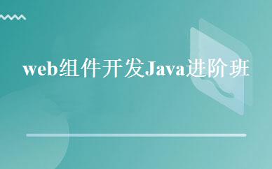 web组件开发Java进阶班 
