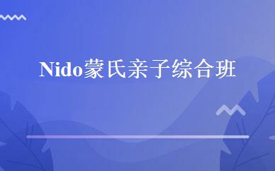 Nido蒙氏亲子综合班 