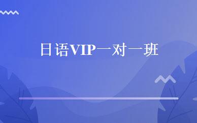 日语VIP一对一班 