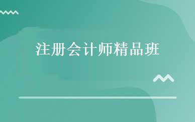 注册会计师精品班 