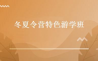 冬夏令营特色游学班 