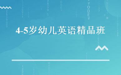 4-5岁幼儿英语精品班 