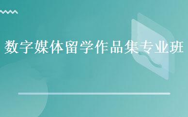 数字媒体留学作品集专业班 