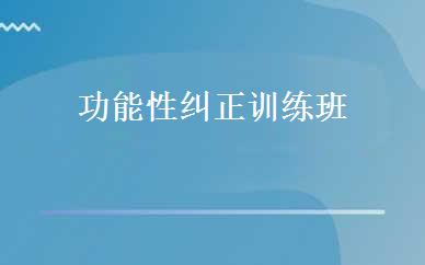 功能性纠正训练班 