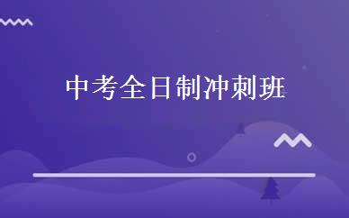 中考全日制冲刺班