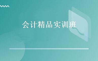 会计精品实训班 