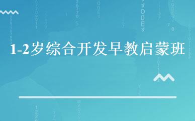 1-2岁综合开发早教启蒙班 