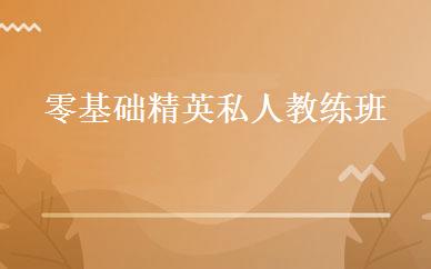 零基础精英私人教练班 