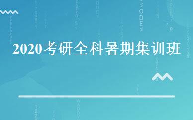 2020考研全科暑期集训班 