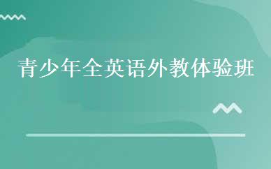 青少年全英语外教体验班 