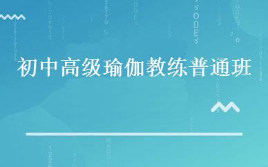 初中高级瑜伽教练普通班 