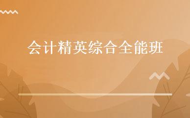 会计精英综合全能班 