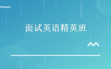 面试英语精英班 