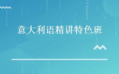意大利语精讲特色班 