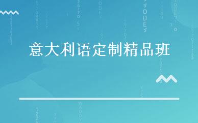 意大利语定制精品班 
