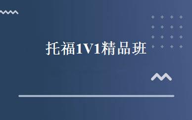 托福1V1精品班 