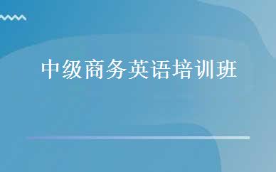 中级商务英语培训班 
