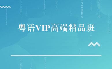 粤语VIP高端精品班 
