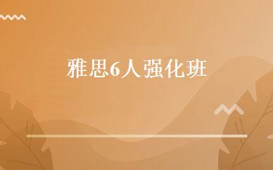 雅思6人强化班 