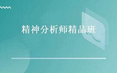 精神分析师精品班 