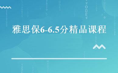 雅思保6-6.5分精品课程 
