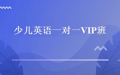 少儿英语一对一VIP班 