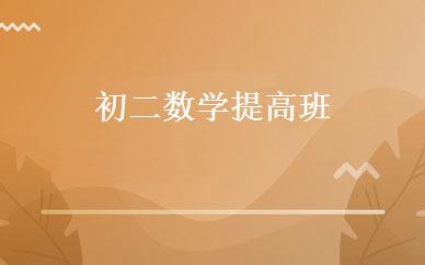 初二数学提高班 