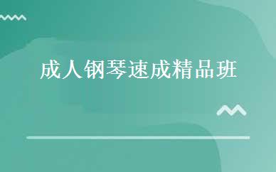 成人钢琴速成精品班 