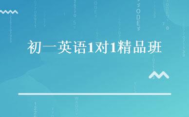 初一英语1对1精品班 