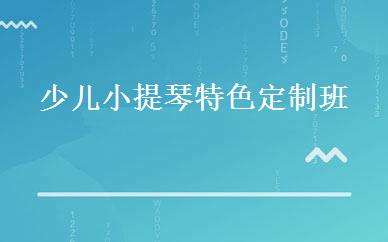 少儿小提琴特色定制班 