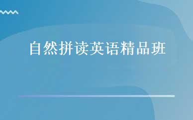 自然拼读英语精品班 