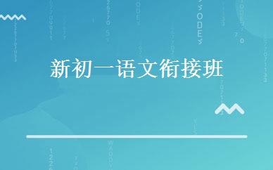 新初一语文衔接班 