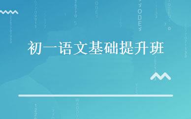 初一语文基础提升班 