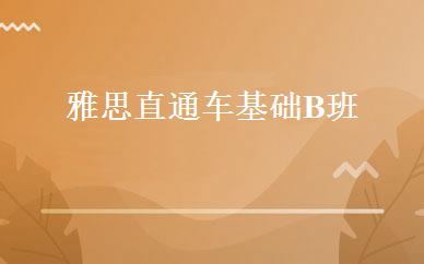 雅思直通车基础B班 