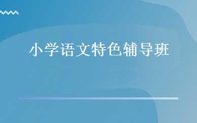 小学语文特色辅导班