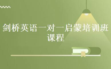剑桥英语一对一启蒙培训班课程