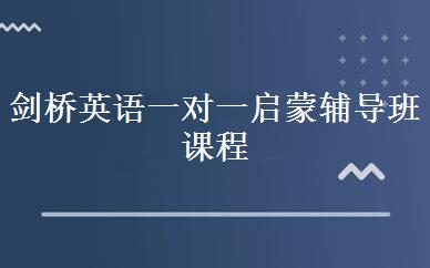 剑桥英语一对一启蒙辅导班课程