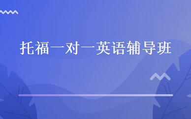 托福一对一英语辅导班