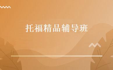 托福精品辅导班