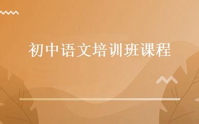 初中语文培训班课程