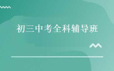 初三中考全科辅导班