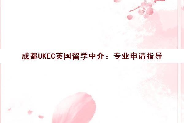 成都UKEC英国留学中介 专业申请指导 助你圆梦英伦 成都UKEC英国留学中介 专业申请指导 助你圆梦英伦