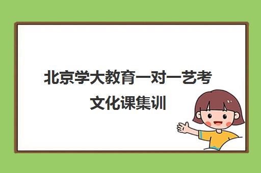 北京学大教育一对一艺考文化课集训 助力高考备考冲刺